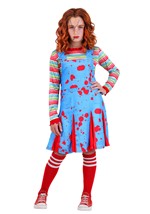 Girls "Come Play" Killer Doll Costume Alt 5