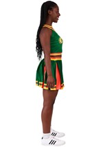 Women's Green Cheerleader Costume Alt 5