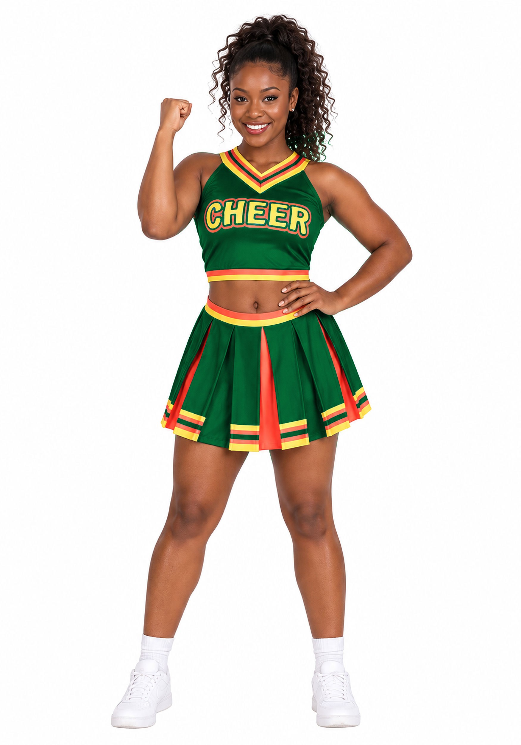 Green Cheerleader Women's Costume | Sports Costumes
