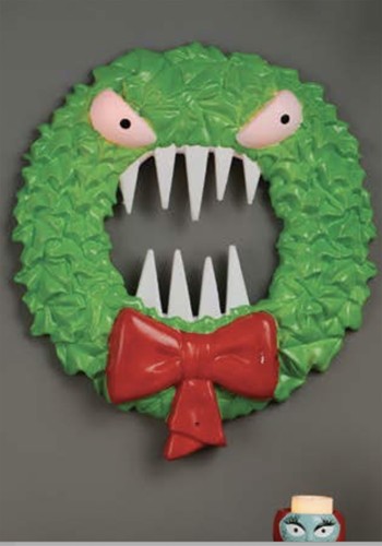 15-Inch Nightmare Before Christmas Wreath Light & Sound Decoration | Licensed Decorations