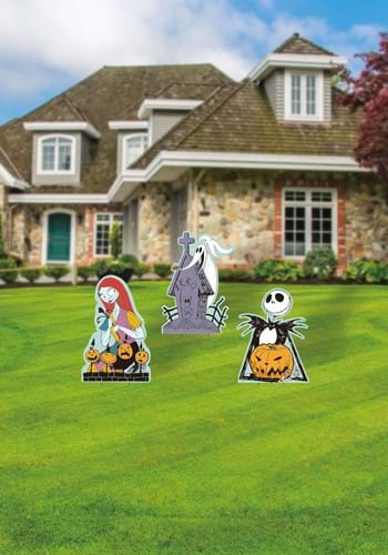 15-Inch Disney Jack, Sally and Zero Decorative Yard Kit | Nightmare Before Christmas Decorations