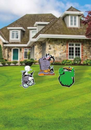 15-Inch Oogie Boogie and Dr Finkelstein Decorative Yard Kit | Nightmare Before Christmas Decorations
