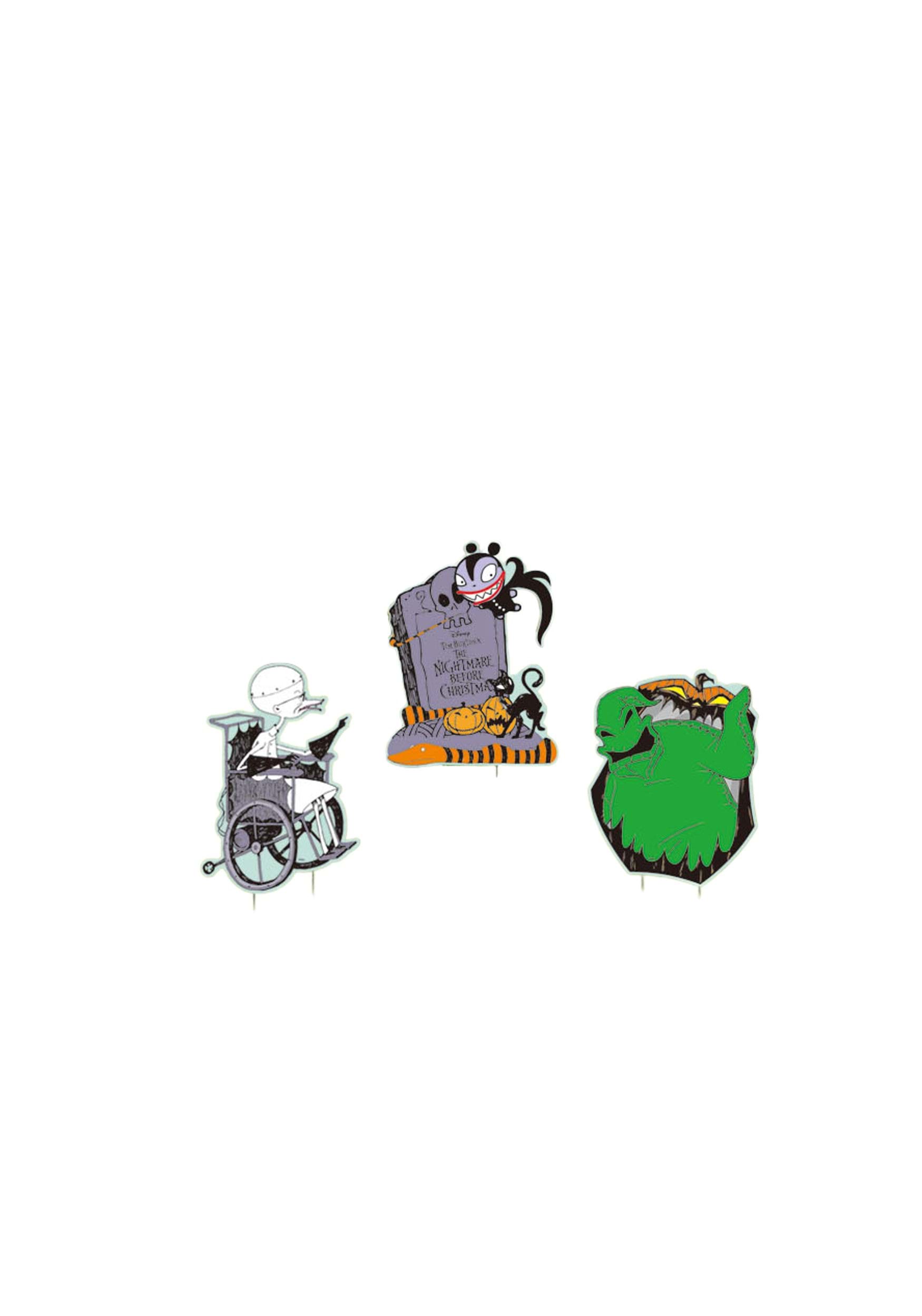 Oogie Boogie and Dr Finkelstein Decoration Yard Kit | Nightmare Before Christmas Decorations