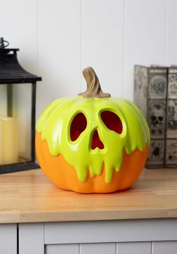 9-Inch Light Up Poison Apple Pumpkin Decoration | Disney Decorations
