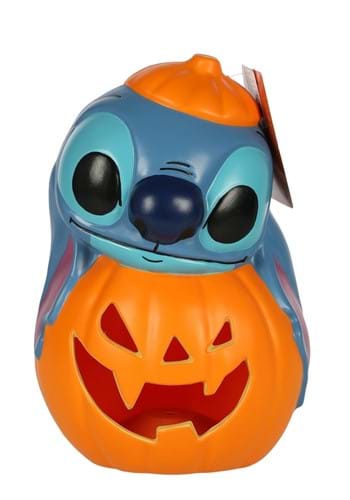 12-Inch Light Up Disney Stitch Pumpkin Stack Decoration | Disney Decorations