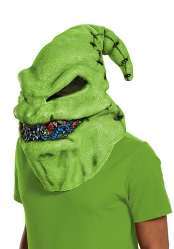 Oogie Boogie Adult Green Vinyl Costume Mask | Nightmare Before Christmas Accessories