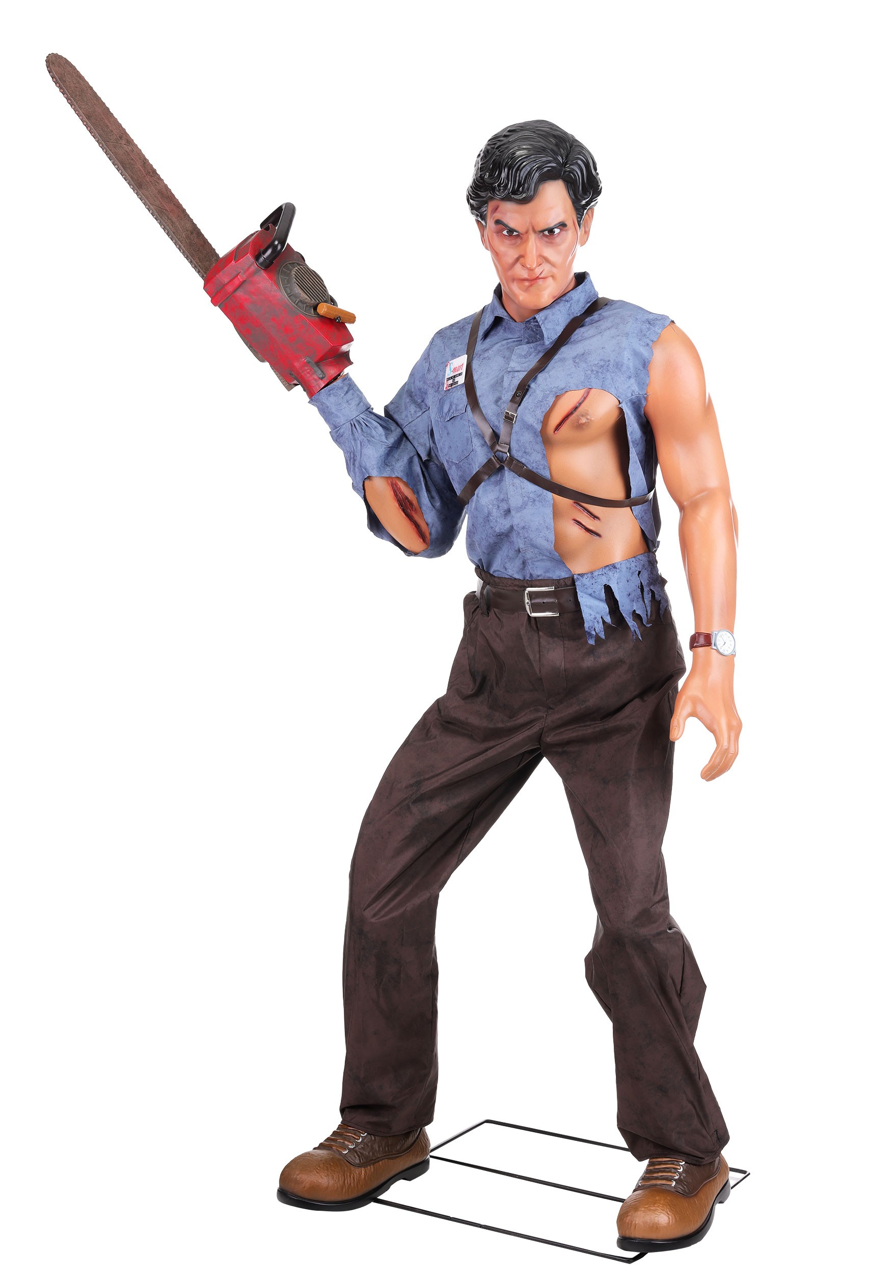 6FT Army of Darkness Ash Halloween Animatronic Decoration | Licensed Decorations
