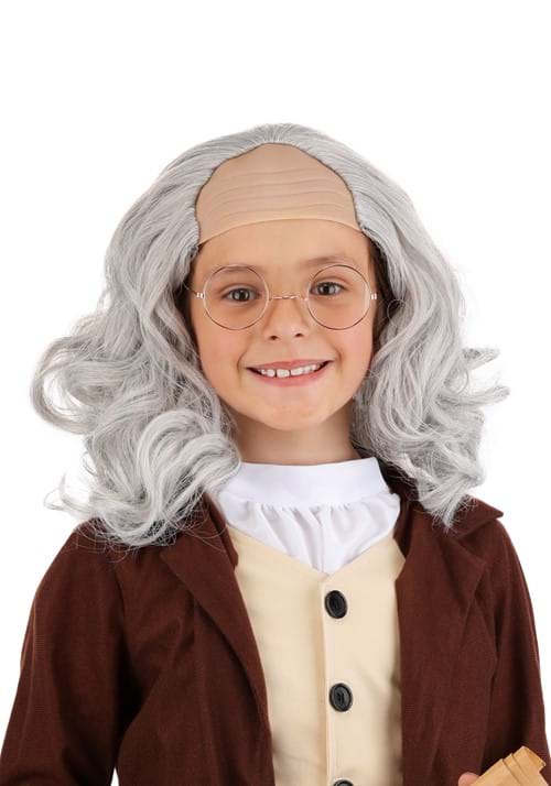 Kids Classic Ben Franklin Costume Wig