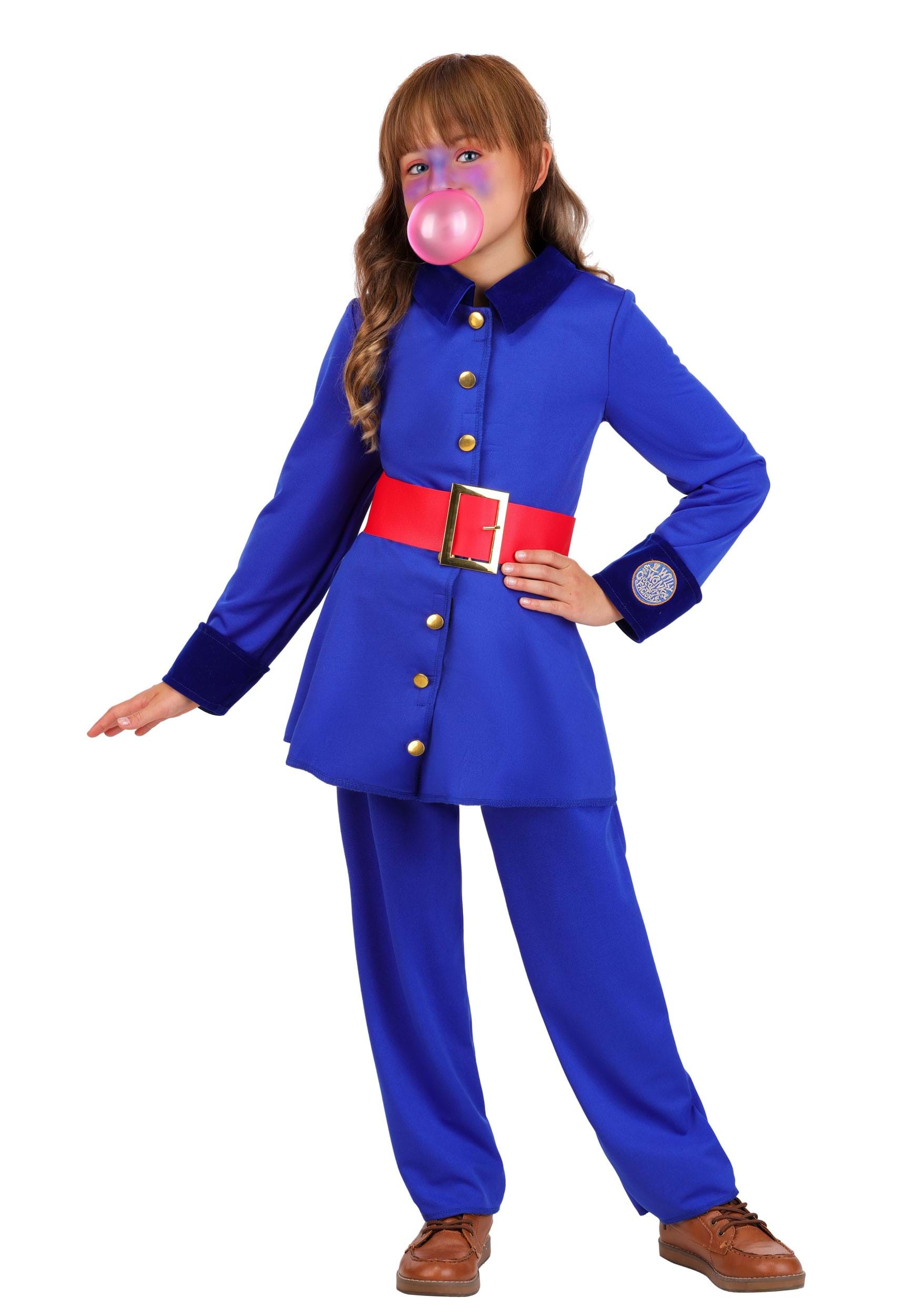 Willy Wonka and the Chocolate Factory Violet Girl's Costume | Movie Costumes