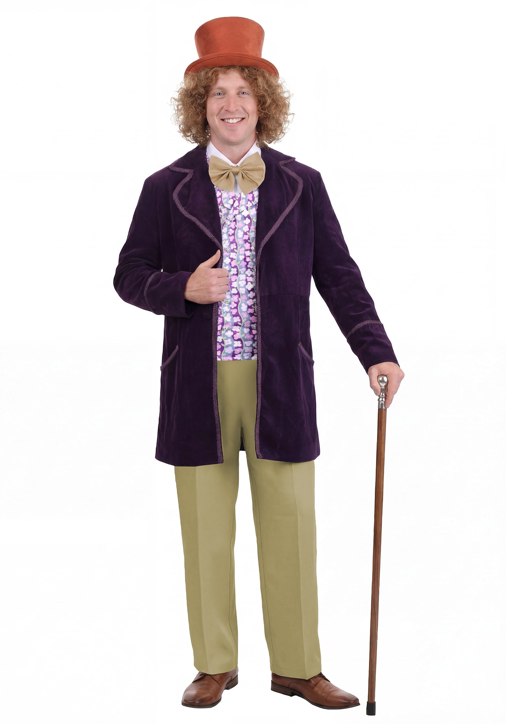 Men's Willy Wonka and the Chocolate Factory Premium Costume | Movie Costumes