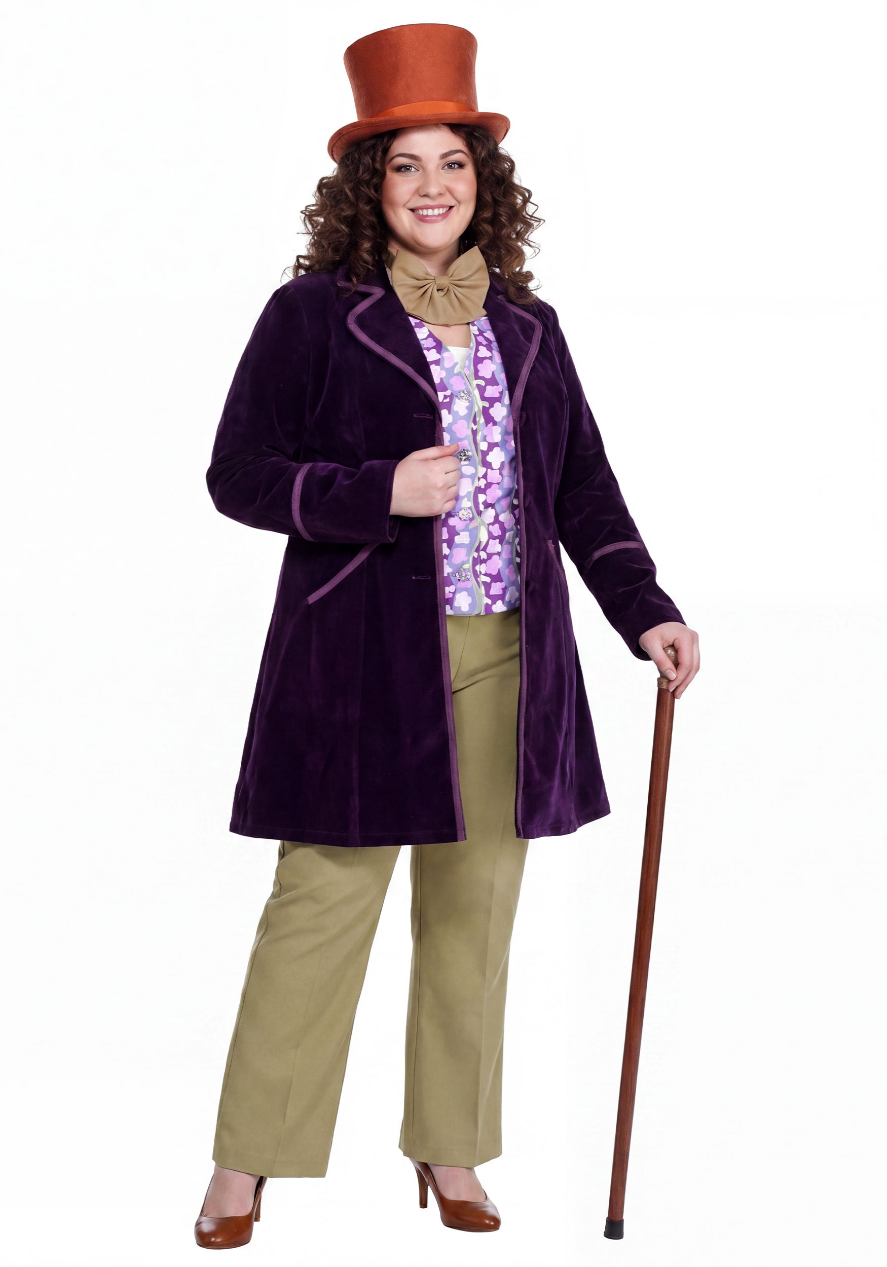 Plus Size Willy Wonka and the Chocolate Factory Women's Costume | Movie Costumes