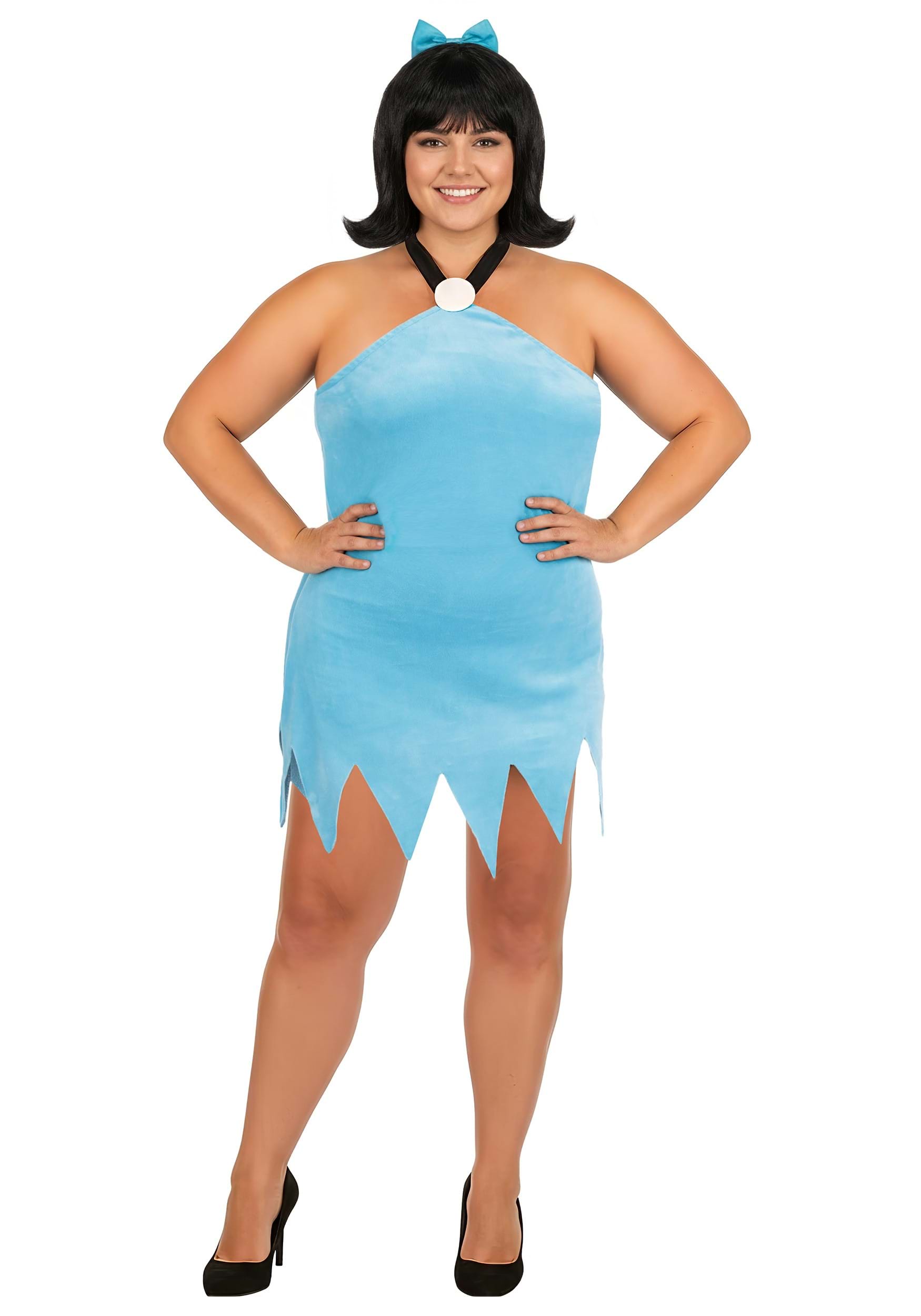 Plus Size The Flintstones Betty Rubble Deluxe Costume for Women | TV Costumes