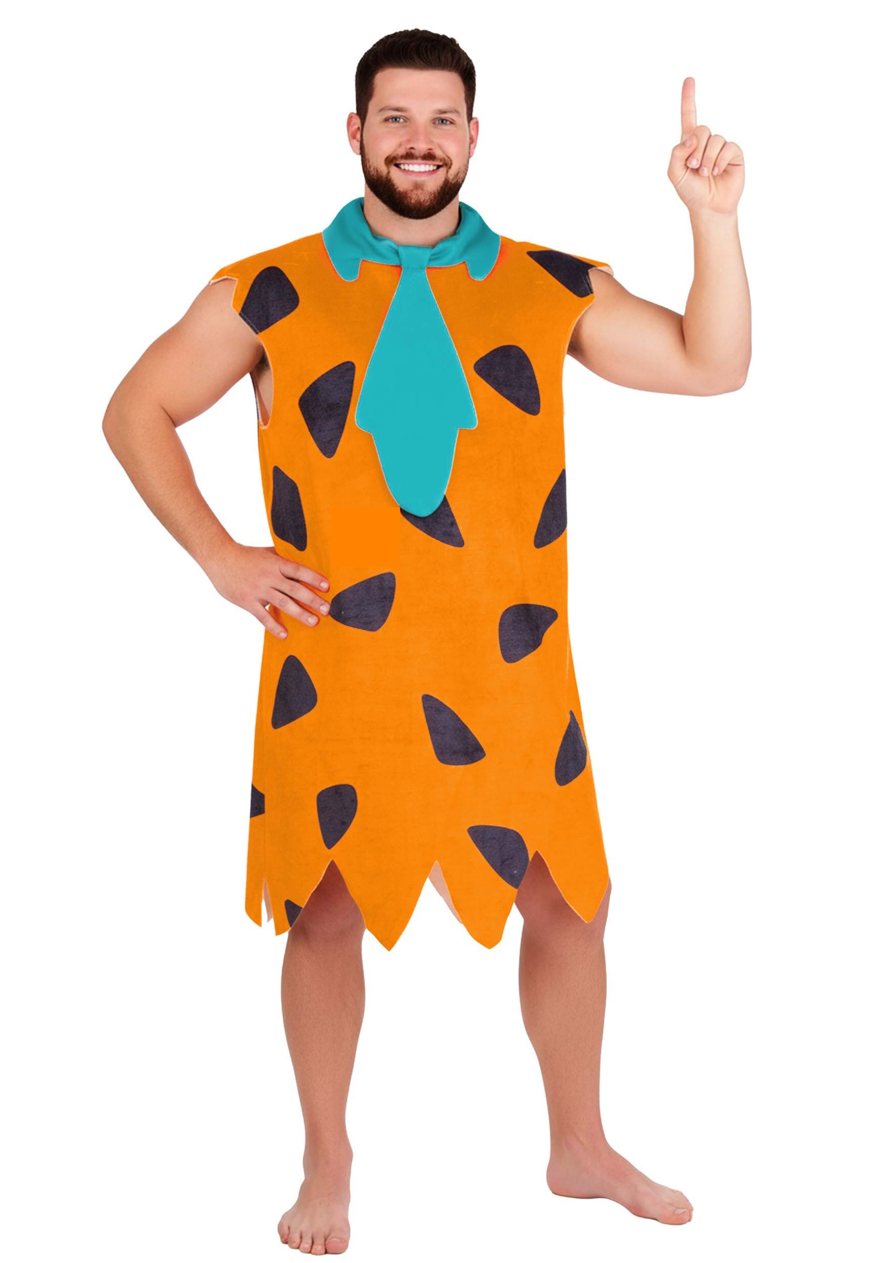 Plus Size Deluxe The Flintstones Fred Flintstone Men's Costume | TV Costumes