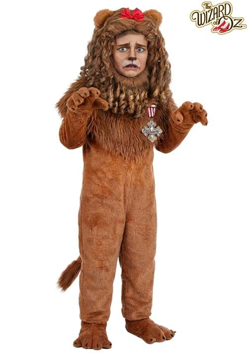 Kids Premium Wizard of Oz Cowardly Lion Costume