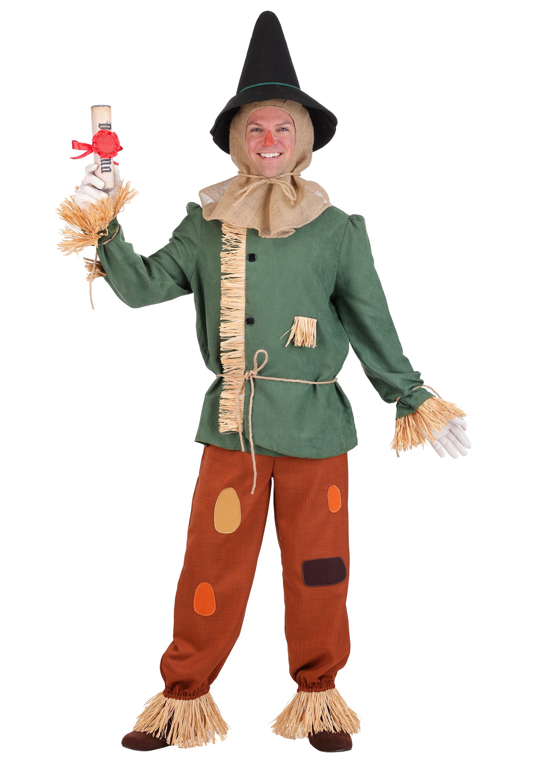 Premium Wizard of Oz Scarecrow Men's Costume | Movie Costumes