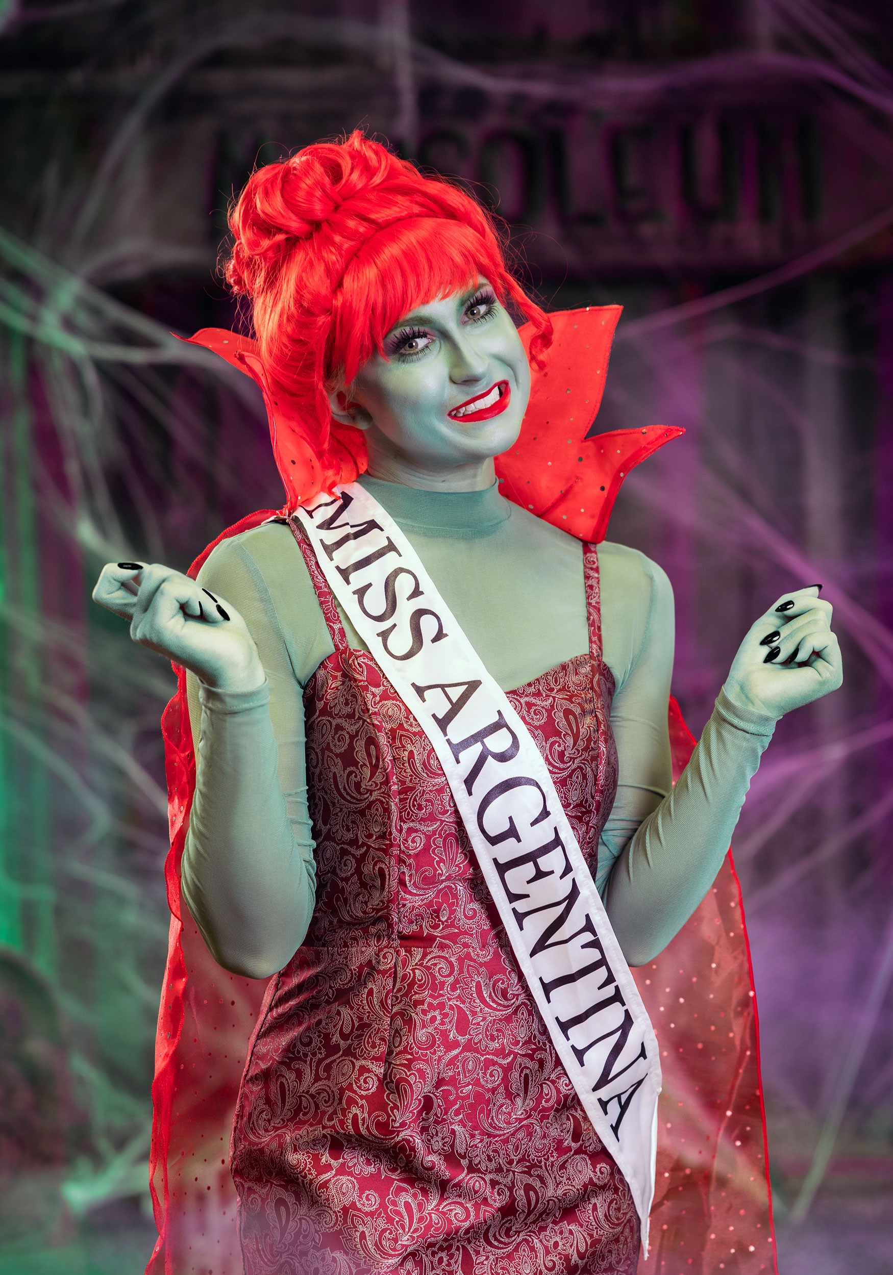 Beetlejuice Receptionist Miss Argentina Women's Costume | Beetlejuice Costumes