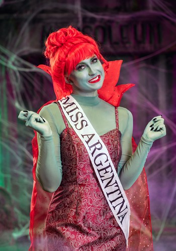Beetlejuice Receptionist Miss Argentina Women's Costume | Beetlejuice Costumes