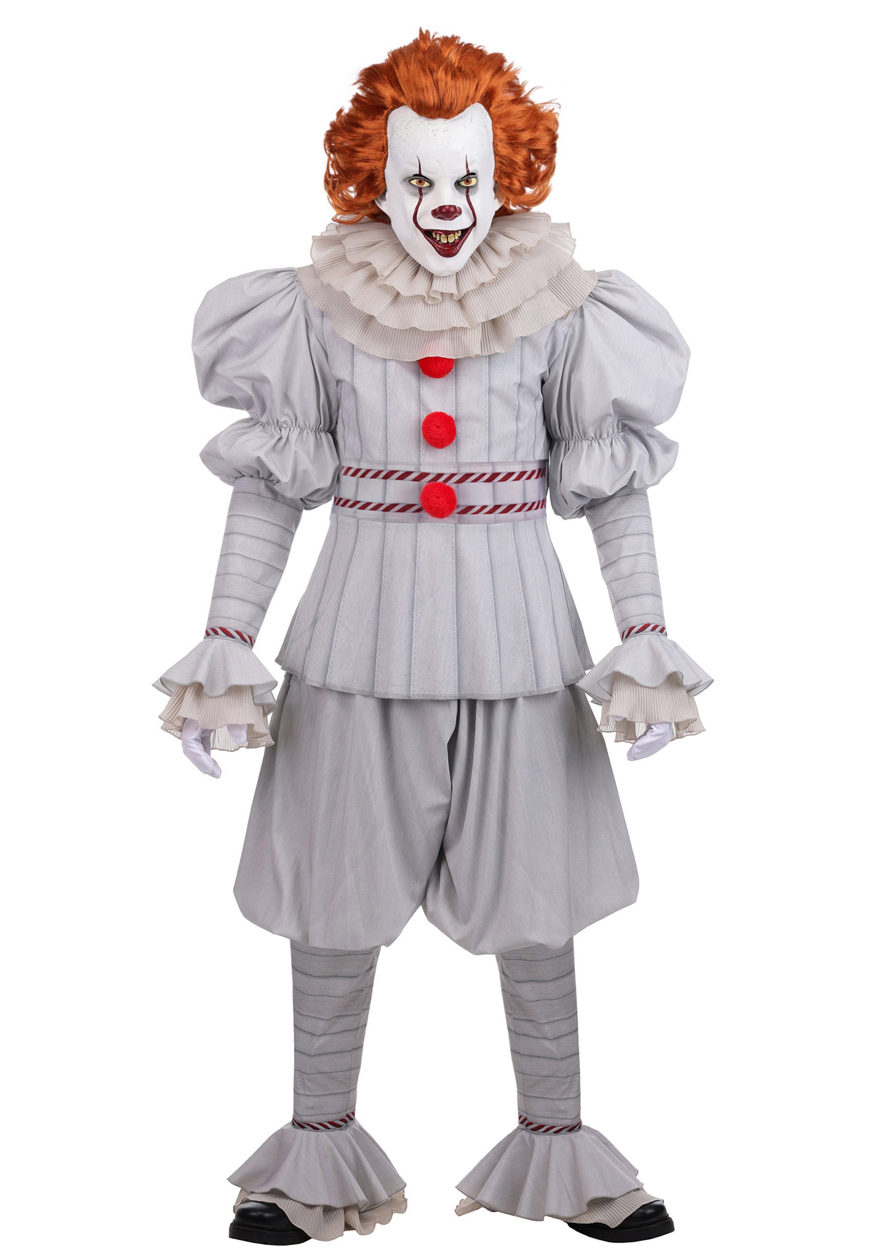 Men's IT 2017 Pennywise Costume | Horror Movie Costumes
