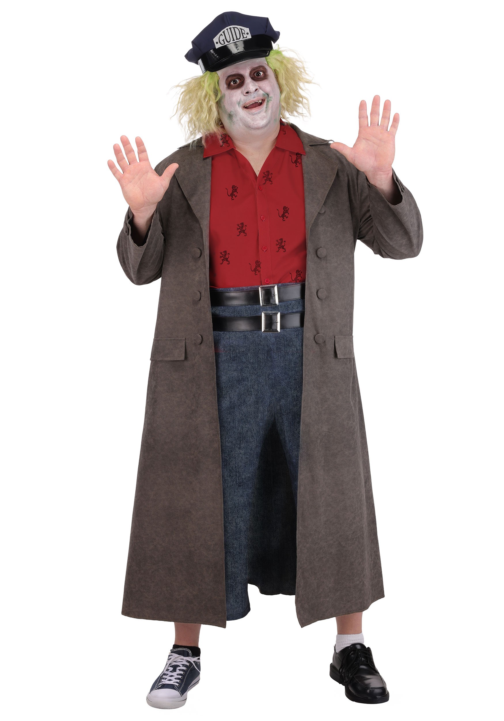 Plus Size Guide Beetlejuice Men's Costume | Beetlejuice Costumes