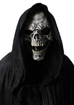 Adult Dark Reaper Coat Costume with Skull Mask and Skeleton 