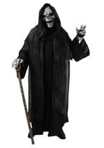 Adult Dark Reaper Coat w/ Skull Mask and Skeleton Gloves Alt