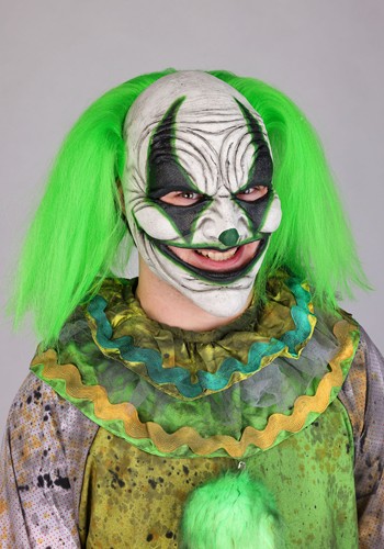 Green Carousel Clown Adult Costume with Mask | Clown Costumes