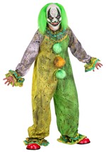 Adult Green Carousel Clown Costume with Mask 6