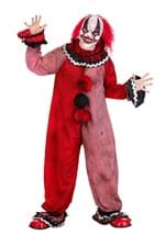 Adult Red Carousel Clown Costume with Mask