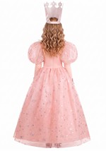 Kid's Premium Wizard of Oz Glinda Costume Alt 1