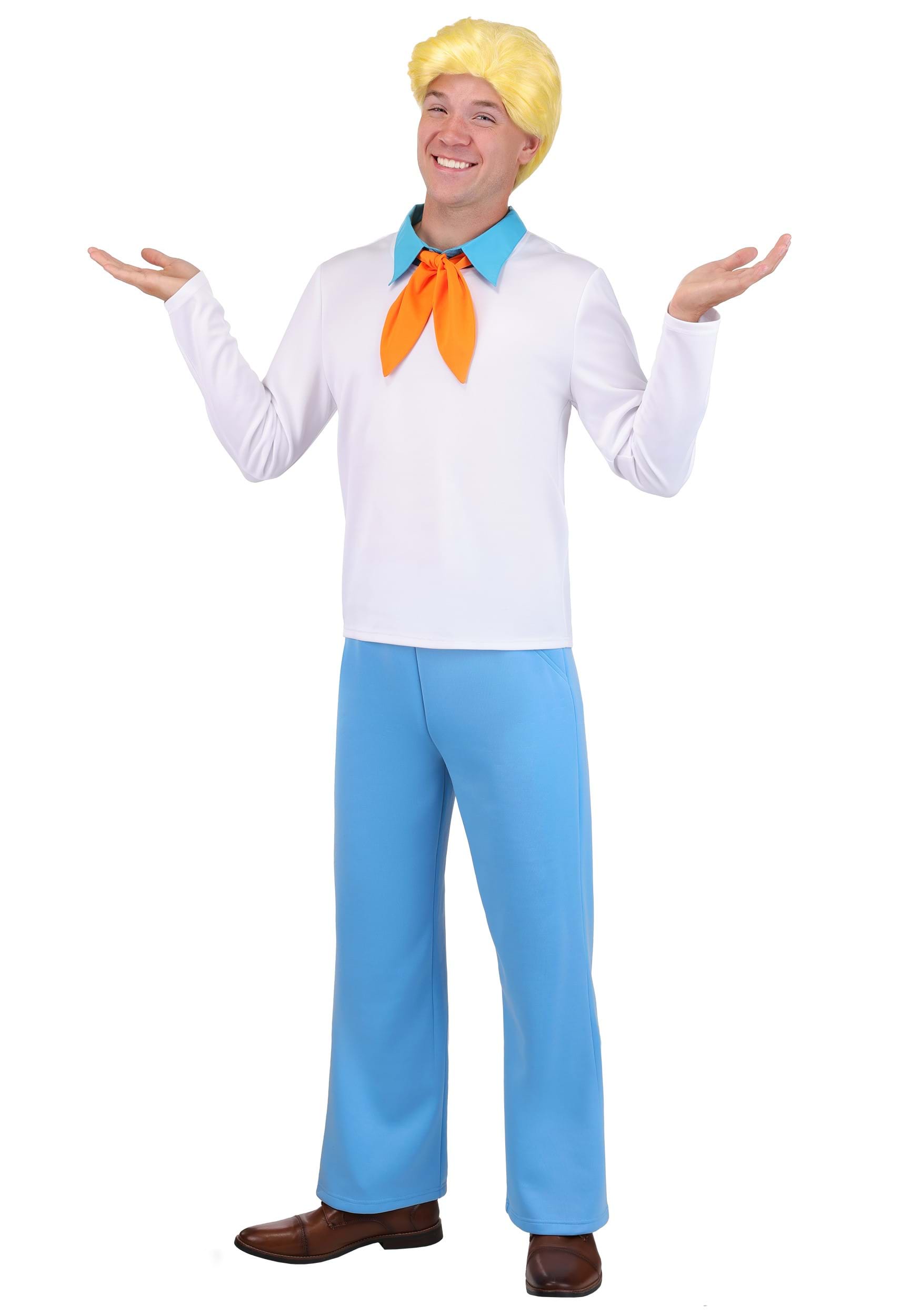 Men's Deluxe Scooby Doo Fred Costume | Scooby Doo Costumes