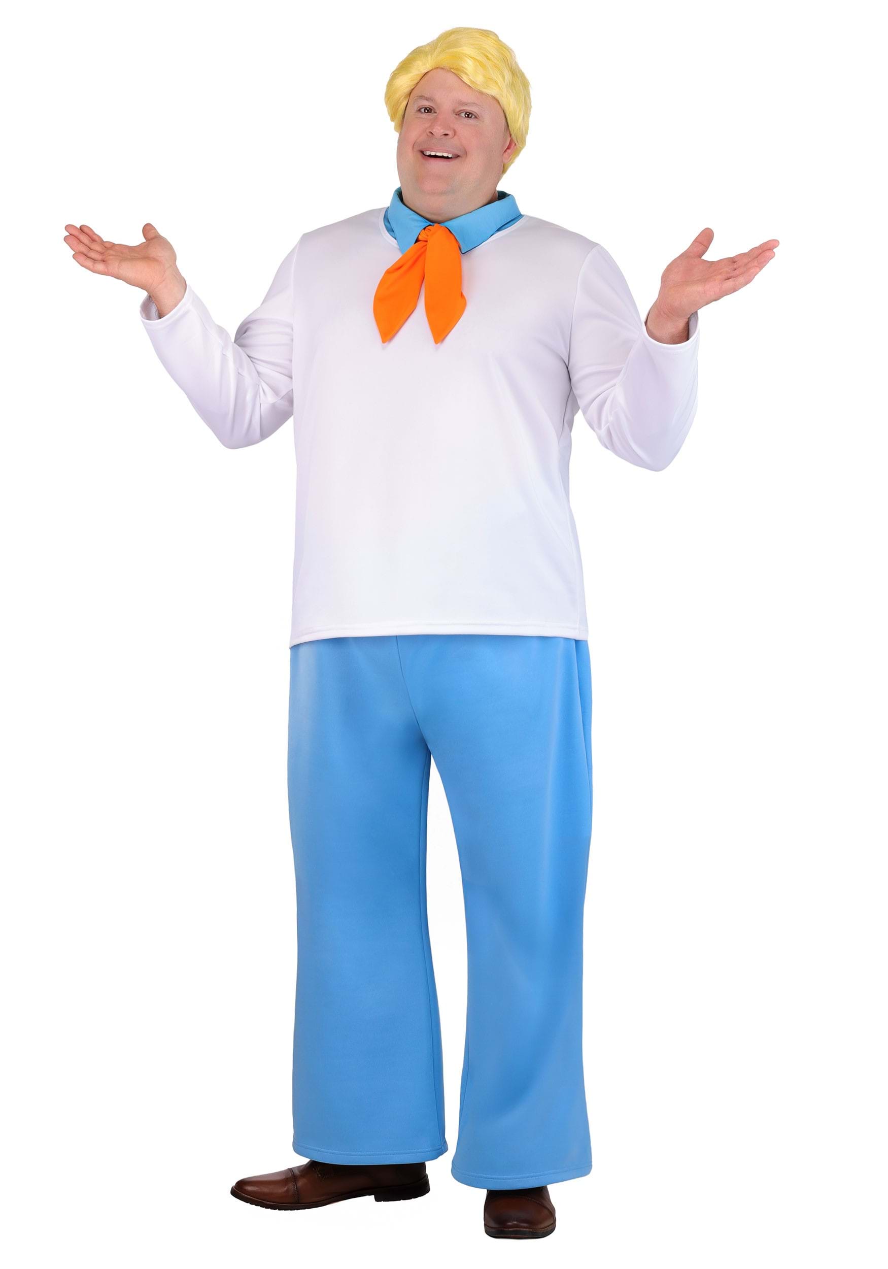 Plus Size Deluxe Scooby Doo Fred Men's Costume | Scooby Doo Costumes