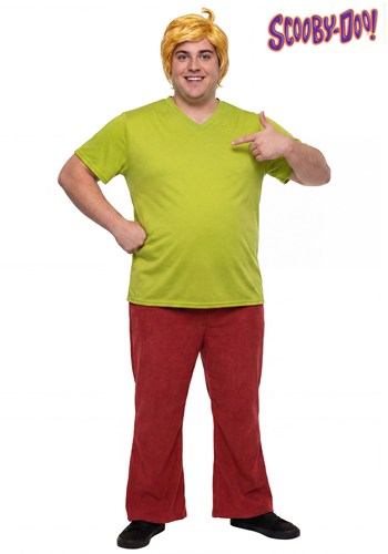 Plus Size Deluxe Scooby Doo Shaggy Costume for Men