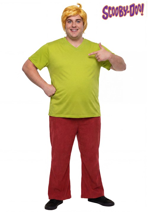 Plus Size Deluxe Scooby Doo Shaggy Costume for Men