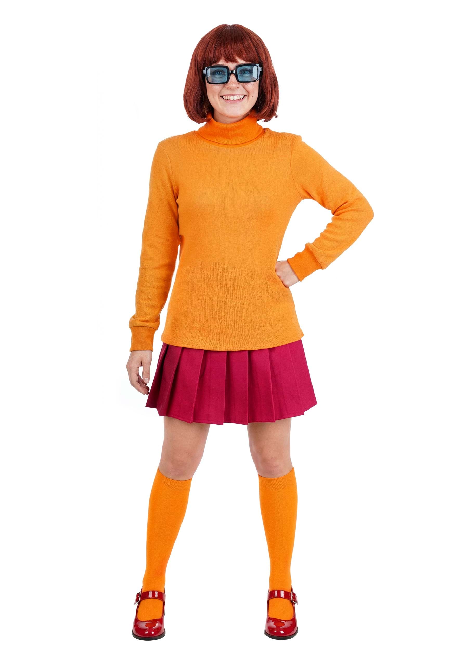 Women's Deluxe Scooby Doo Velma Costume | Scooby Doo Costumes