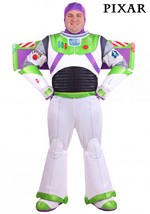 Plus Size Deluxe Disney Pixar Buzz Lightyear Costume Men