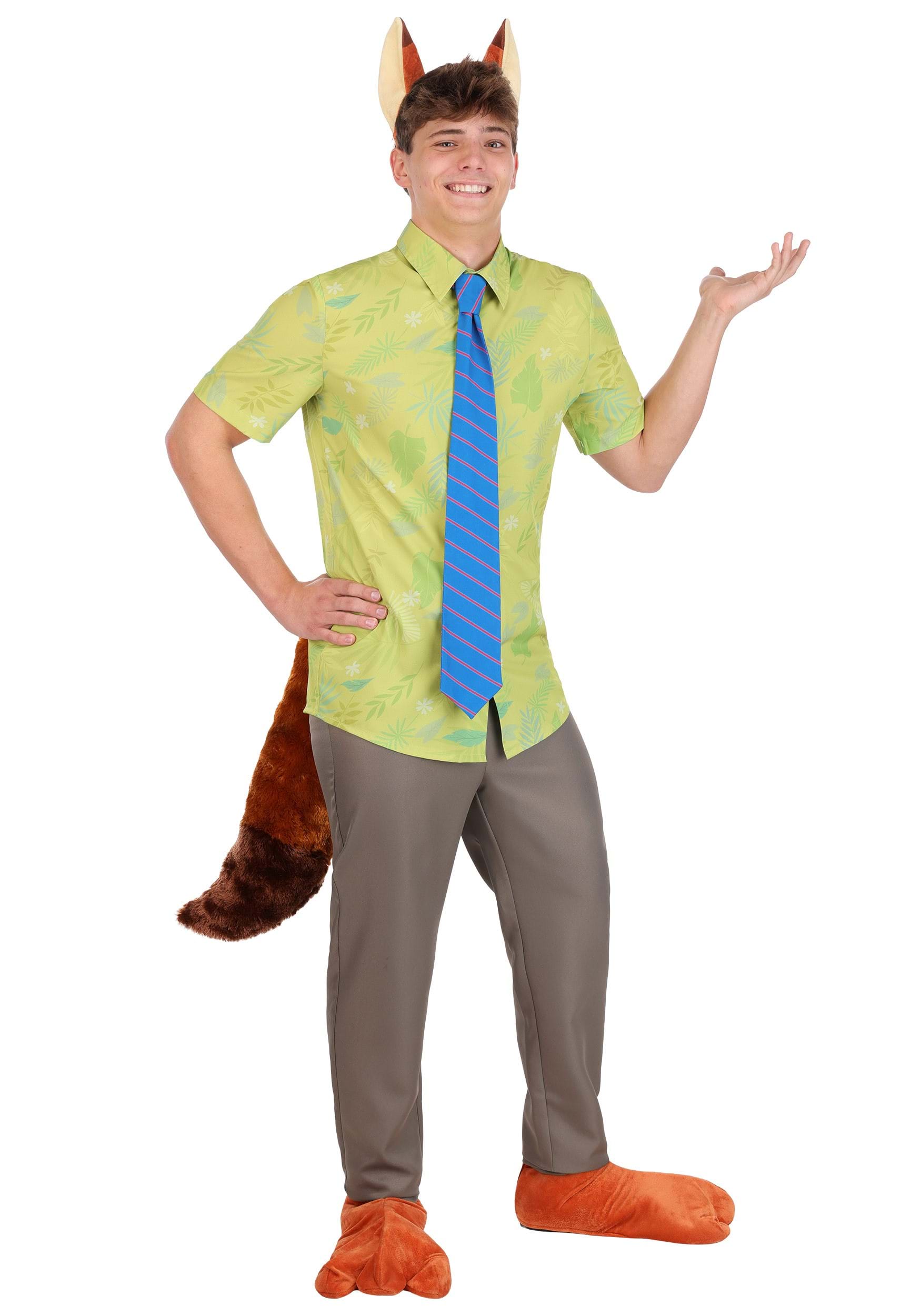 Men's Disney Zootopia Nick Wilde Outfit Costume | Disney Costumes