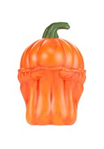 Orange Light Up Pumpkin Alien Halloween Decoration Alt 3