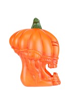Orange Light Up Pumpkin Alien Halloween Decoration Alt 4