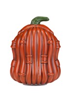 10-Inch Light Up Orange Pumpkin Predator Halloween Decoratio