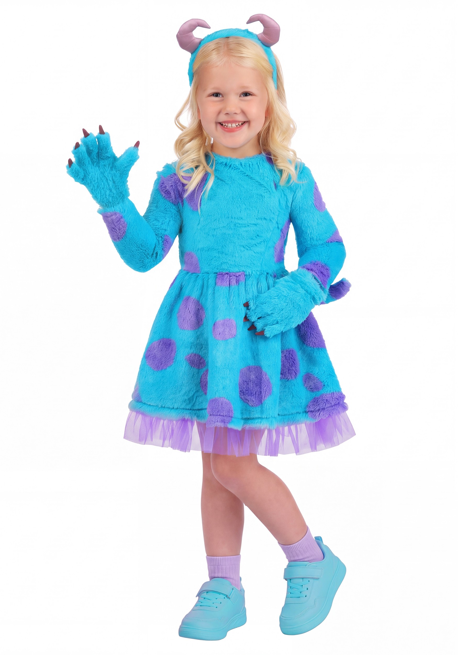 Girl's Disney Pixar Monsters Inc. Sulley Toddler Costume Dress | Pixar Costumes