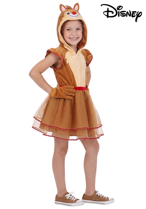 Disney Chip 'N Dale Girl's Dale Costume