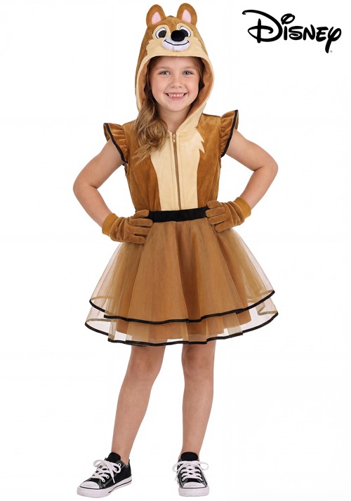 Disney Chip 'N Dale Girl's Chip Costume