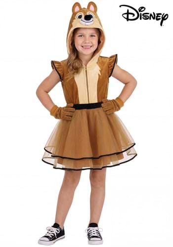 Disney Chip N Dale Girls Chip Costume