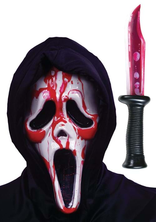 Ghost Face Bleeding Mask Knife Kit