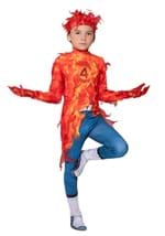 Boys Human Torch Fantastic Four Zentai Suit Costum Alt 9