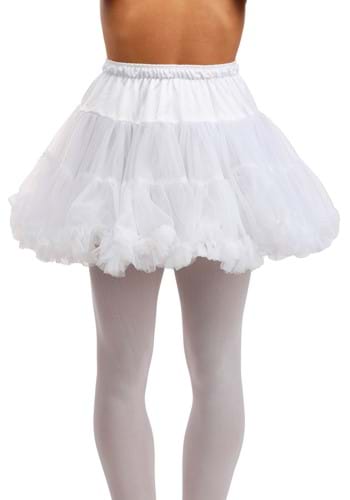 Women's Short Costume White Petticoat | Costume Accessories