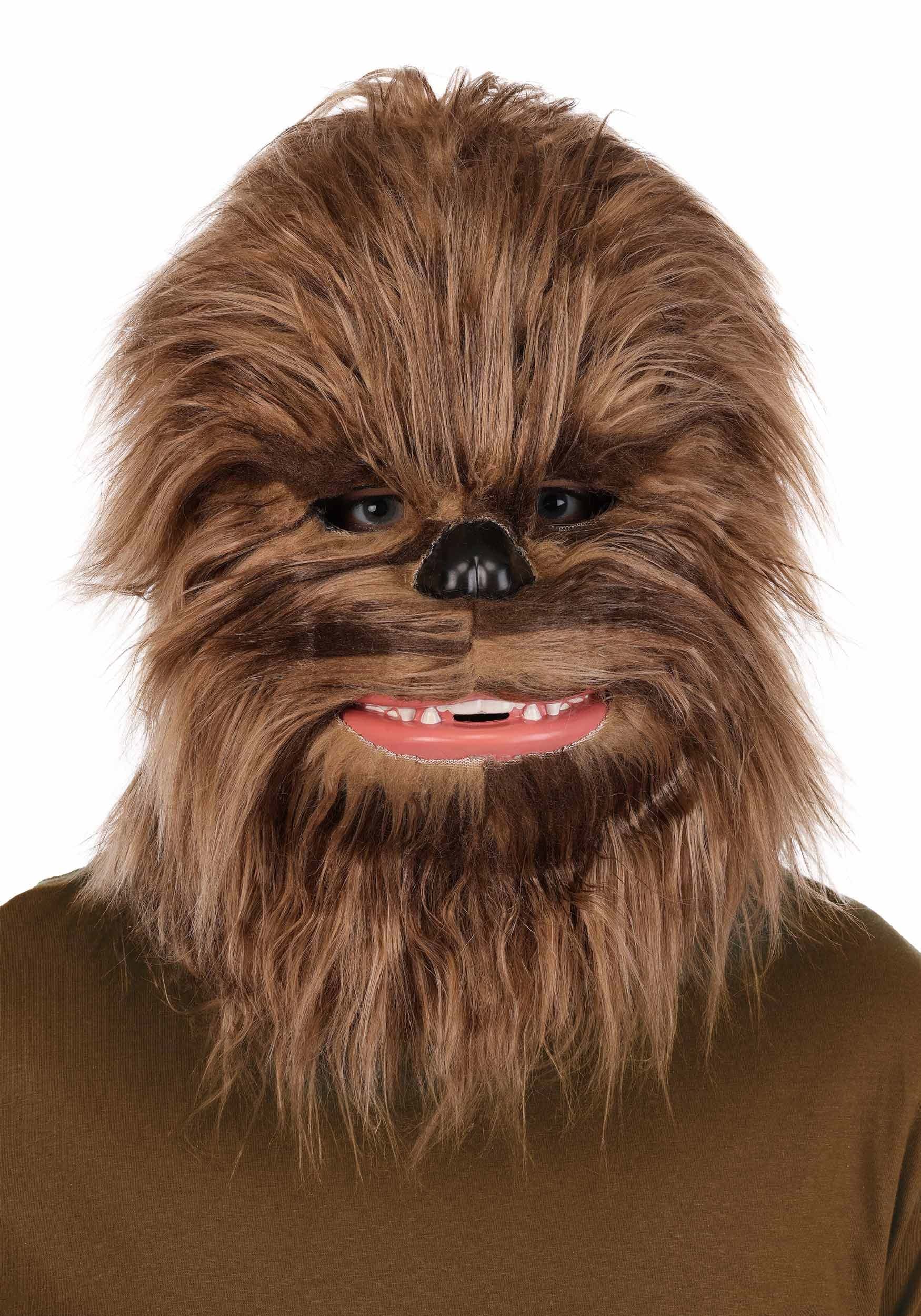 Chewbacca Mask – Latex Cosplay Mask For Halloween, Star Wars Costume, Party Prop (One Size Fits Most)