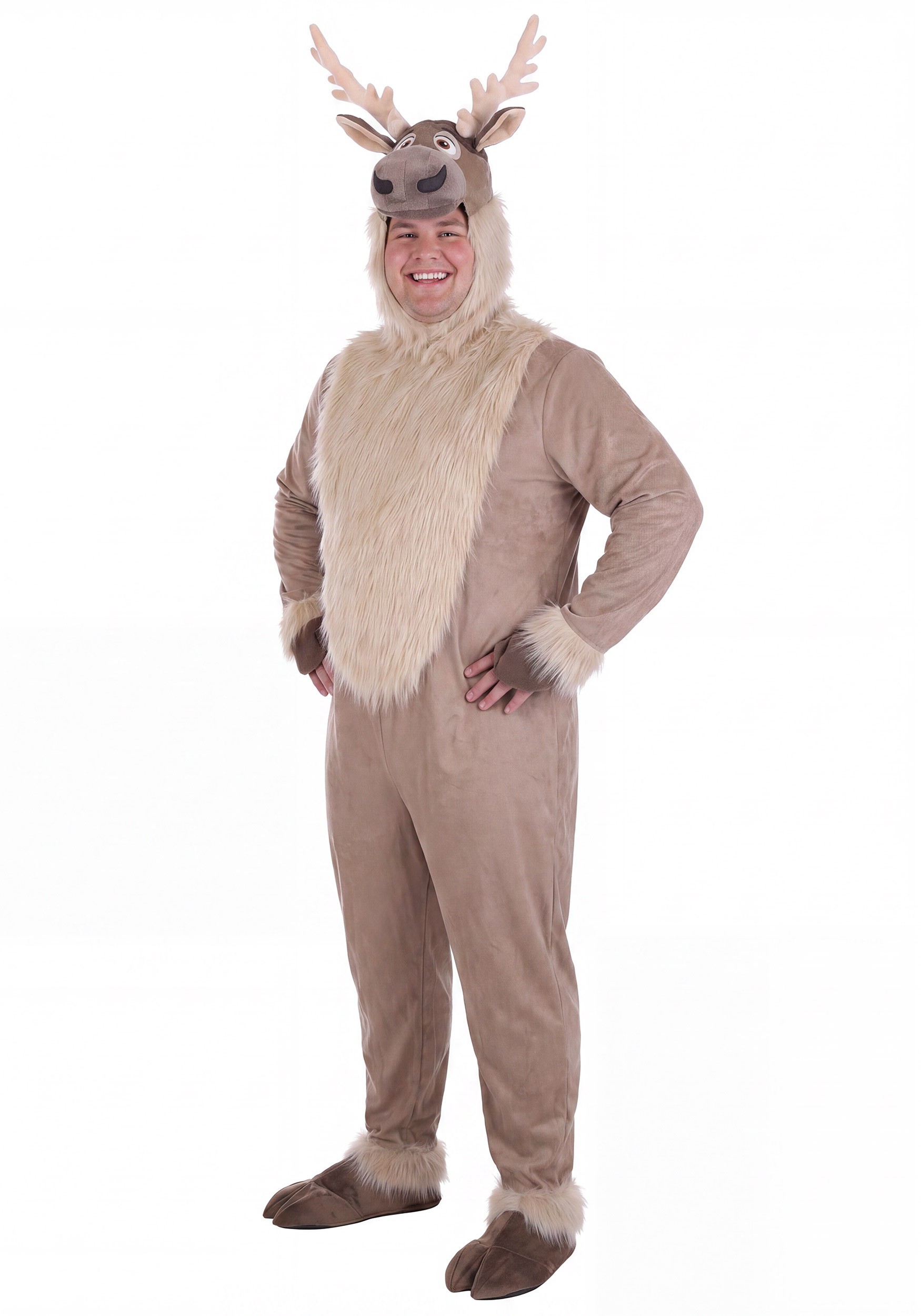 Plus Size Disney Frozen Deluxe Sven Men's Costume | Disney Costumes