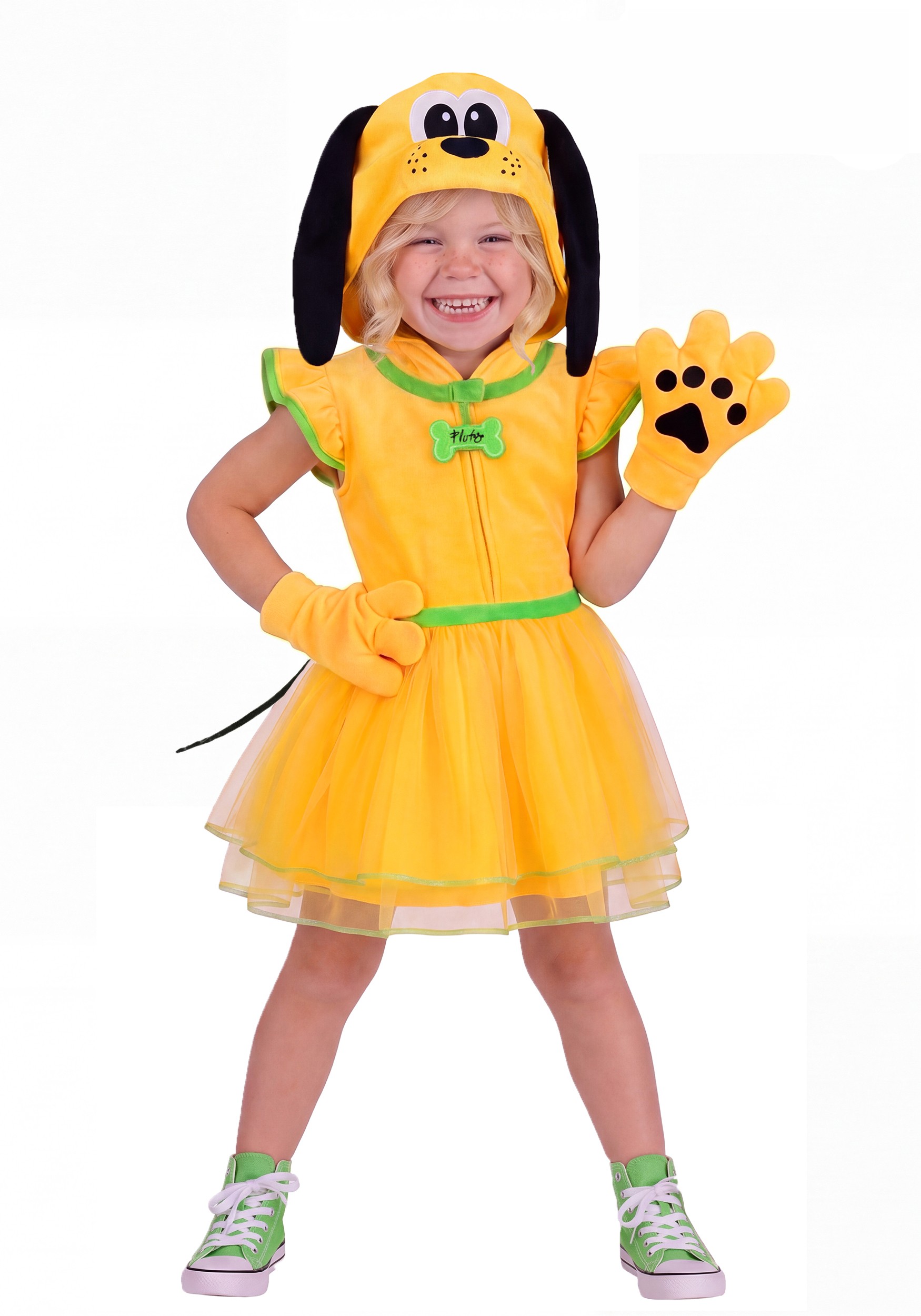 Girl's Disney Pluto Toddler Costume Dress | Disney Costumes