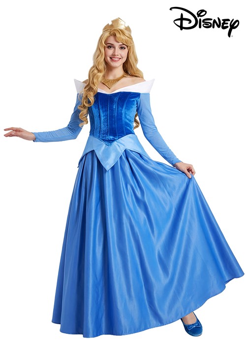 Women's Disney Sleeping Beauty Aurora Blue Dress Costume